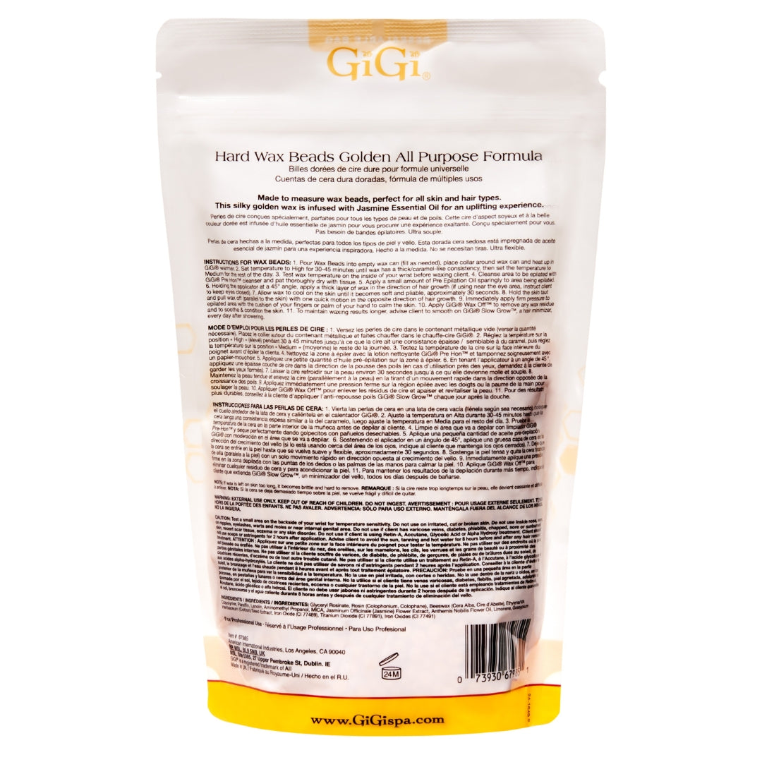GiGi Hard Wax Beads Golden All Purpose Formula 67985